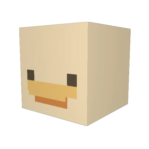 eunseo9121 Minecraft avatar head, 3D render