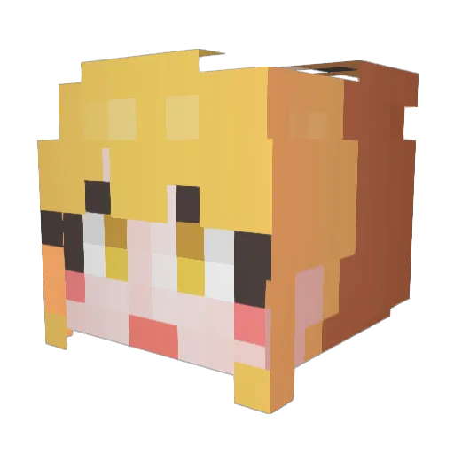 eunsu0509 Minecraft avatar head, 3D render