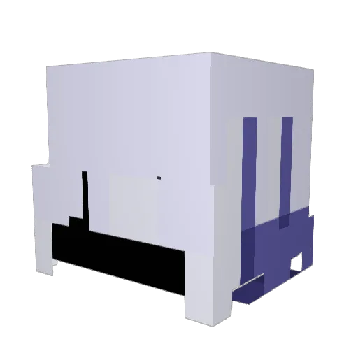 euphoriaaaaaaaaa Minecraft avatar head, 3D render