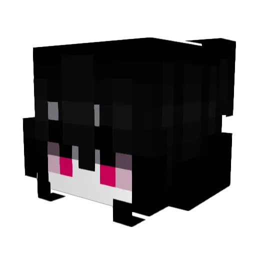 euphoriaeffect Minecraft avatar head, 3D render