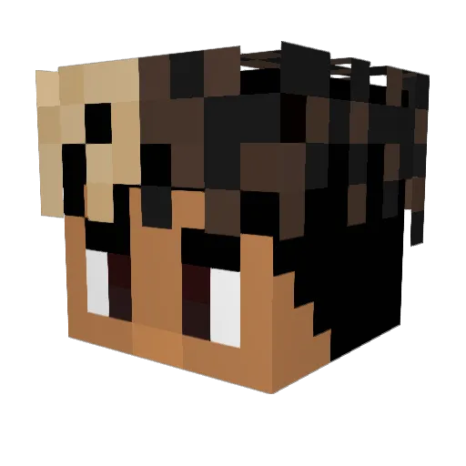 eupingers Minecraft avatar head, 3D render