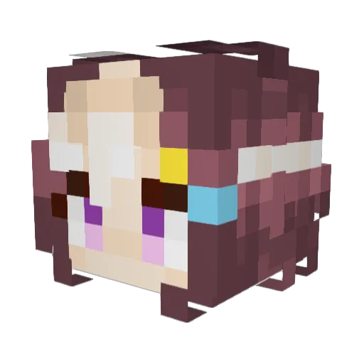 eureka00 Minecraft avatar head, 3D render