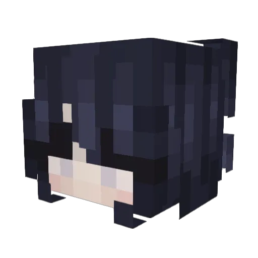 eurfty Minecraft avatar head, 3D render