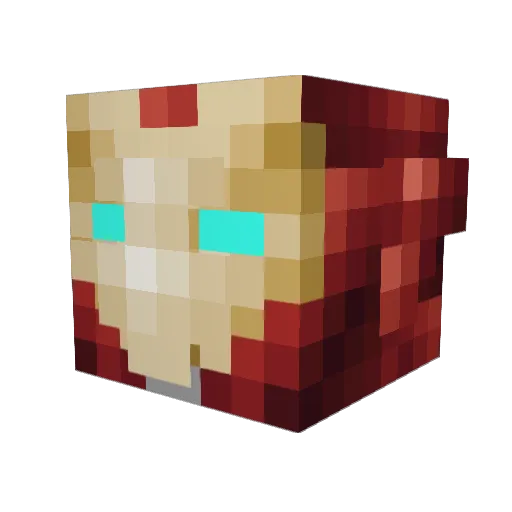 euronixcs Minecraft avatar head, 3D render
