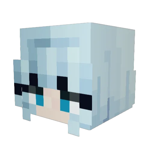 europeTNT Minecraft avatar head, 3D render