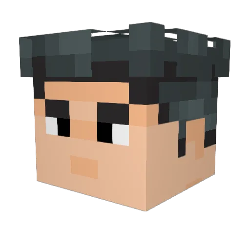 eurs_ Minecraft avatar head, 3D render
