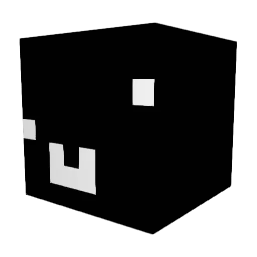 ev4nm Minecraft avatar head, 3D render