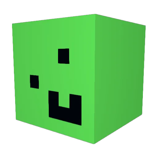 ev_ian Minecraft avatar head, 3D render