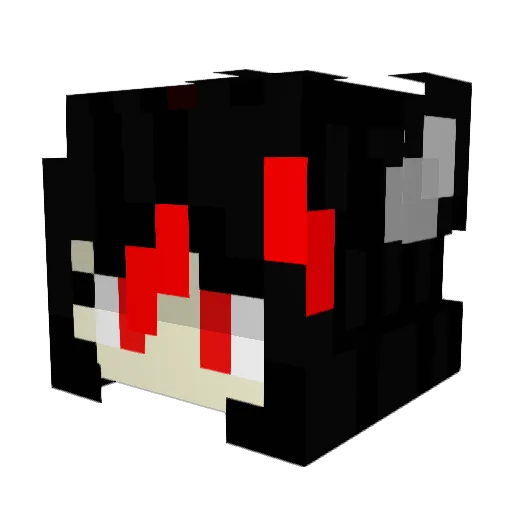 ev_v01 Minecraft avatar head, 3D render
