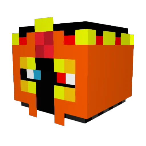 eva_kees_bram Minecraft avatar head, 3D render