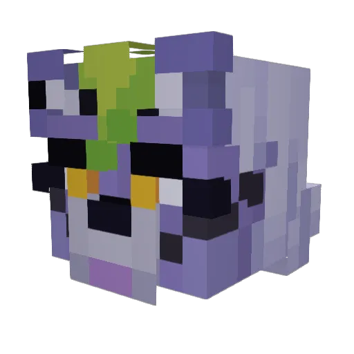 evaaaaaaa894 Minecraft avatar head, 3D render