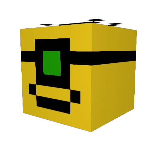 evabb69 Minecraft avatar head, 3D render