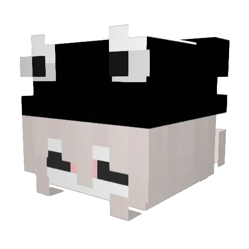 evalun Minecraft avatar head, 3D render