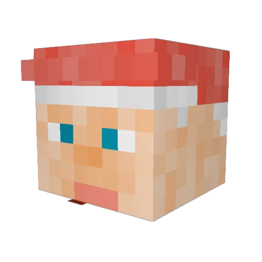 evancreegee Minecraft avatar head, 3D render