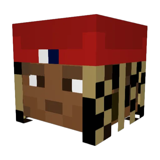 evandias00 Minecraft avatar head, 3D render