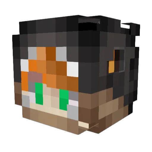 evane213 Minecraft avatar head, 3D render