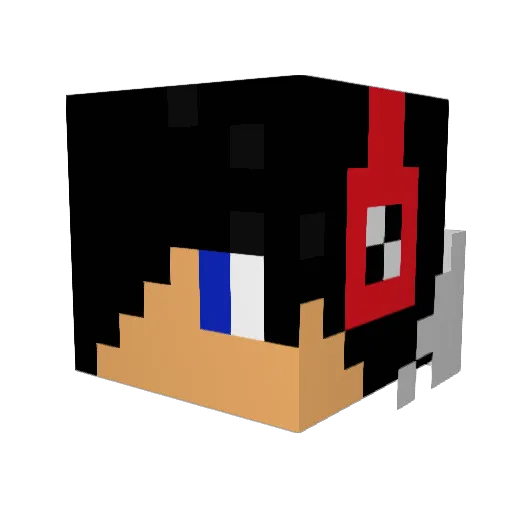 evangaming135 Minecraft avatar head, 3D render