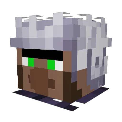 evanisnonoob Minecraft avatar head, 3D render