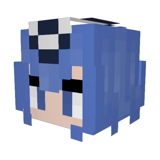 evanitis23 Minecraft avatar head, 3D render