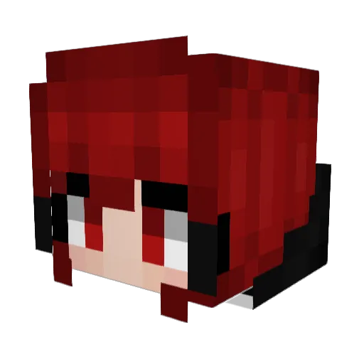 evansautopsy Minecraft avatar head, 3D render