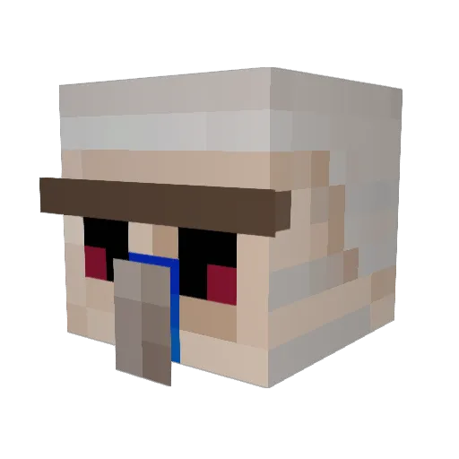 evanscrafty Minecraft avatar head, 3D render