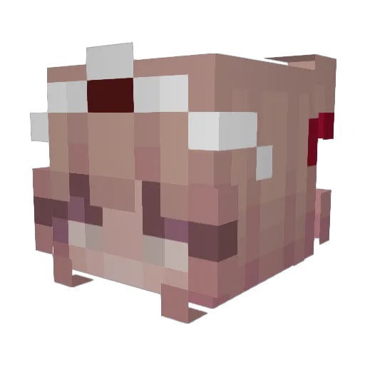 evantheus Minecraft avatar head, 3D render