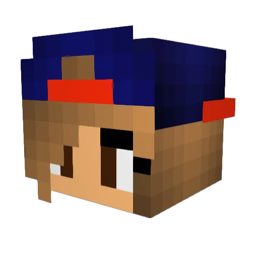 evatje24 Minecraft avatar head, 3D render
