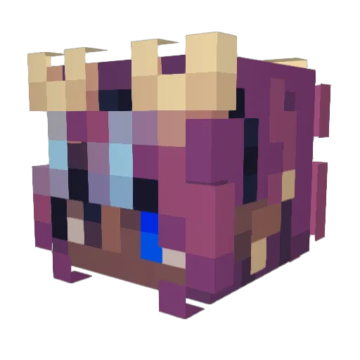 evawkcohS Minecraft avatar head, 3D render
