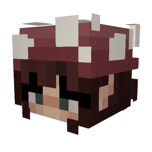 eve0099 Minecraft avatar head, 3D render