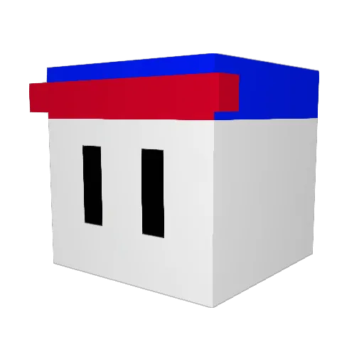 evelyncat4 Minecraft avatar head, 3D render