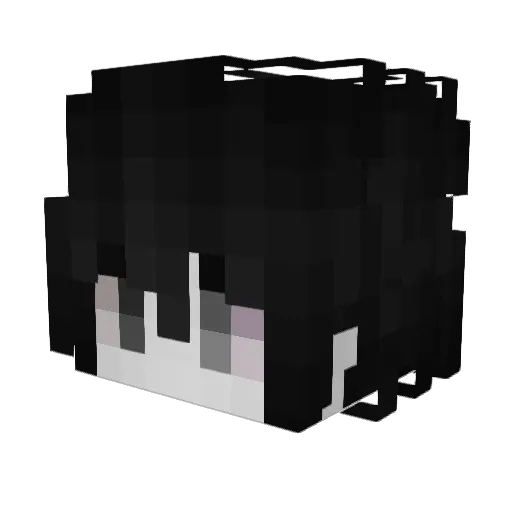 evengodbleeds Minecraft avatar head, 3D render