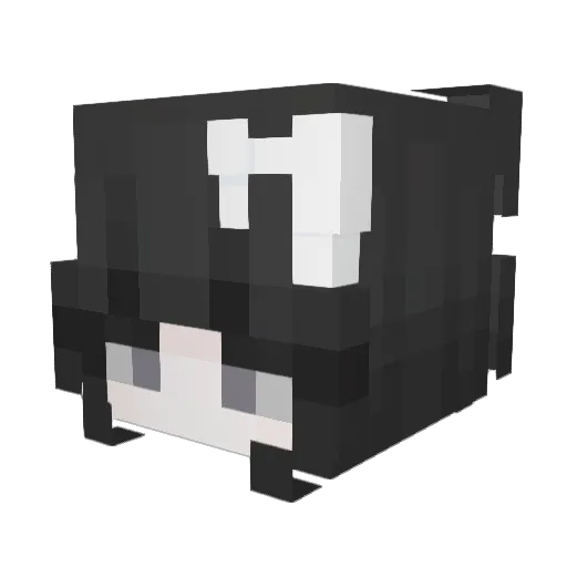 eveoid Minecraft avatar head, 3D render