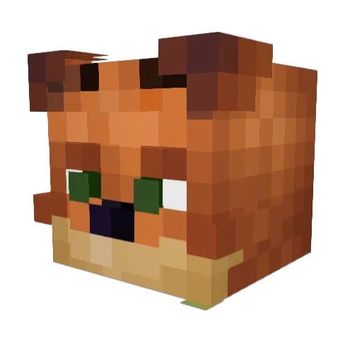 everettskittles Minecraft avatar head, 3D render