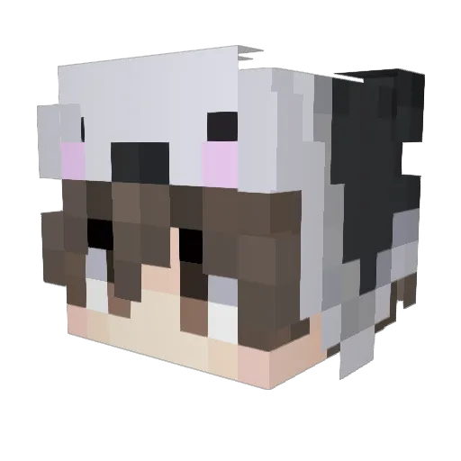 everlastiinqq Minecraft avatar head, 3D render