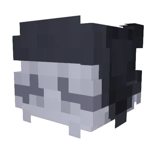 everrrlasting Minecraft avatar head, 3D render
