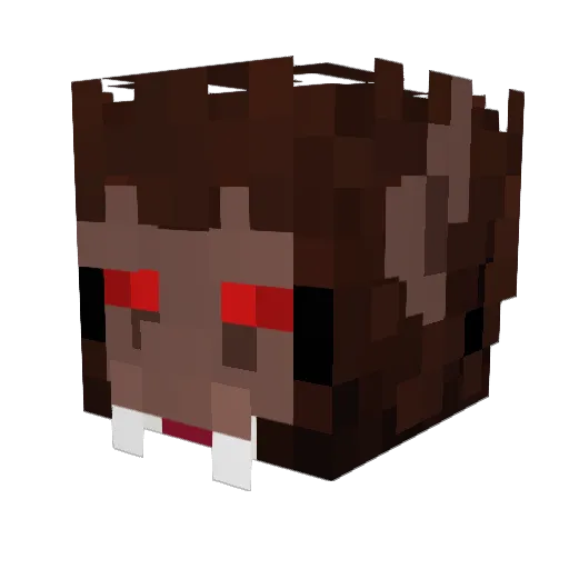 eversesh Minecraft avatar head, 3D render