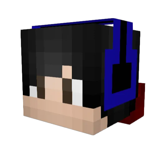 evert01 Minecraft avatar head, 3D render