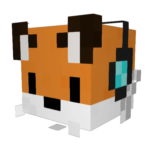everythingisfunz Minecraft avatar head, 3D render