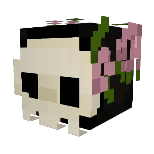 evestur Minecraft avatar head, 3D render