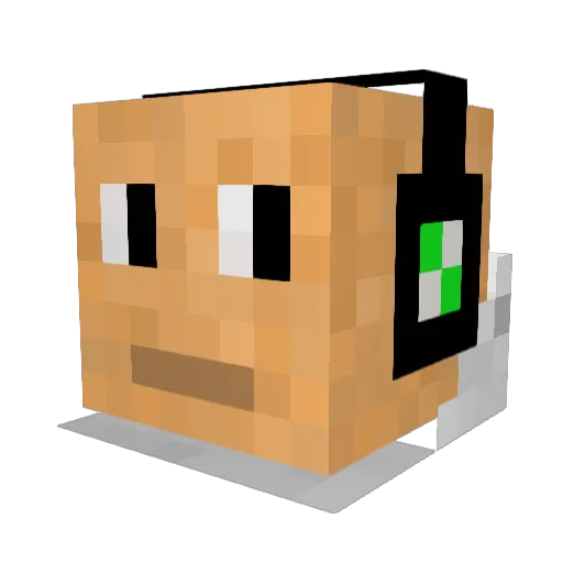 evgen_axel Minecraft avatar head, 3D render