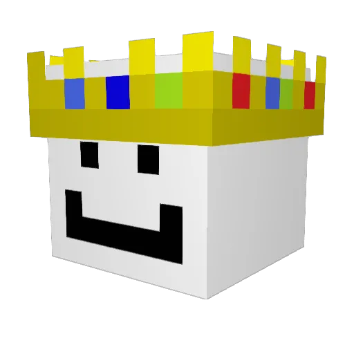 evgeni71382 Minecraft avatar head, 3D render