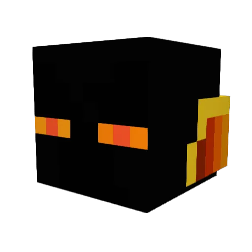 eviebor Minecraft avatar head, 3D render
