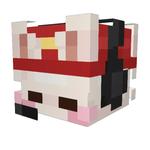 eviepod15 Minecraft avatar head, 3D render