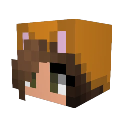 eviewhitfield Minecraft avatar head, 3D render