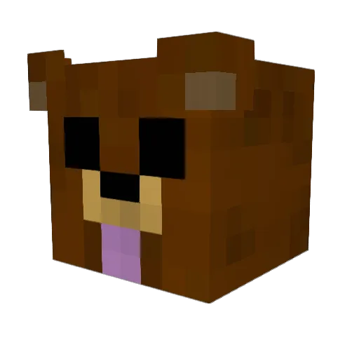 evilAPPLE Minecraft avatar head, 3D render