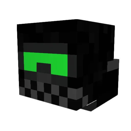 evildarien13 Minecraft avatar head, 3D render