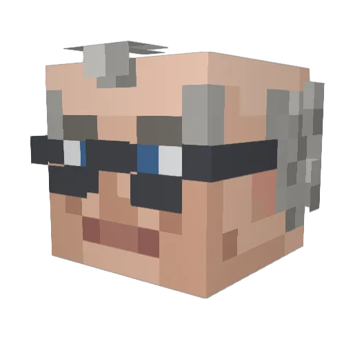 evilgipsy Minecraft avatar head, 3D render