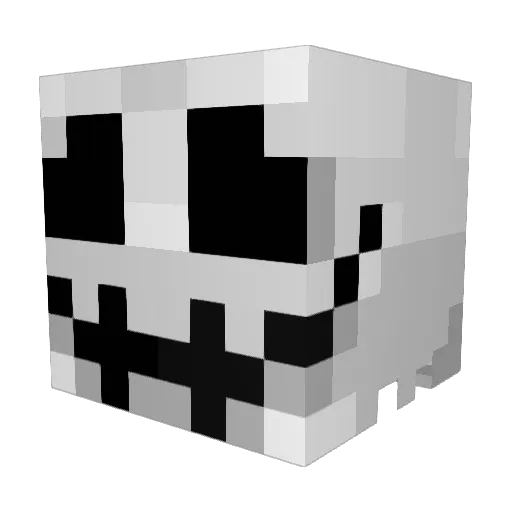 evilgun253 Minecraft avatar head, 3D render