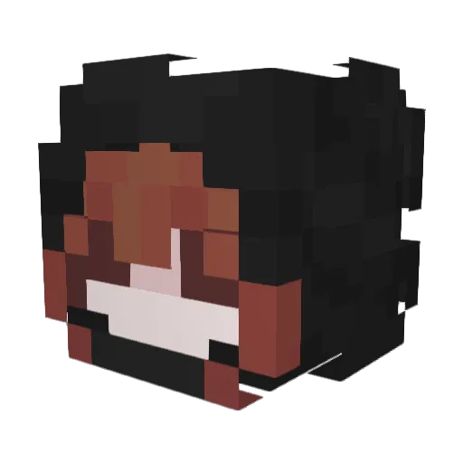 evilight Minecraft avatar head, 3D render