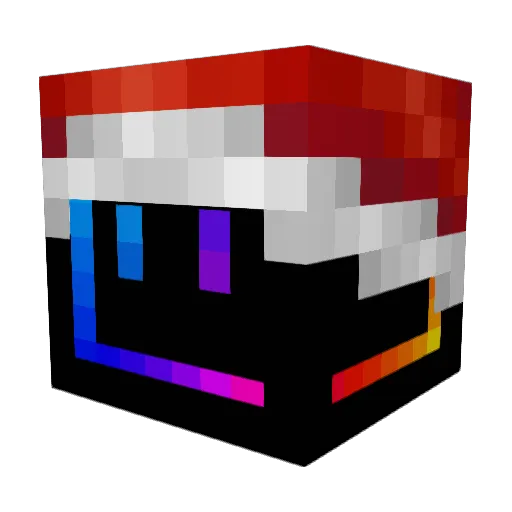evilinteet Minecraft avatar head, 3D render